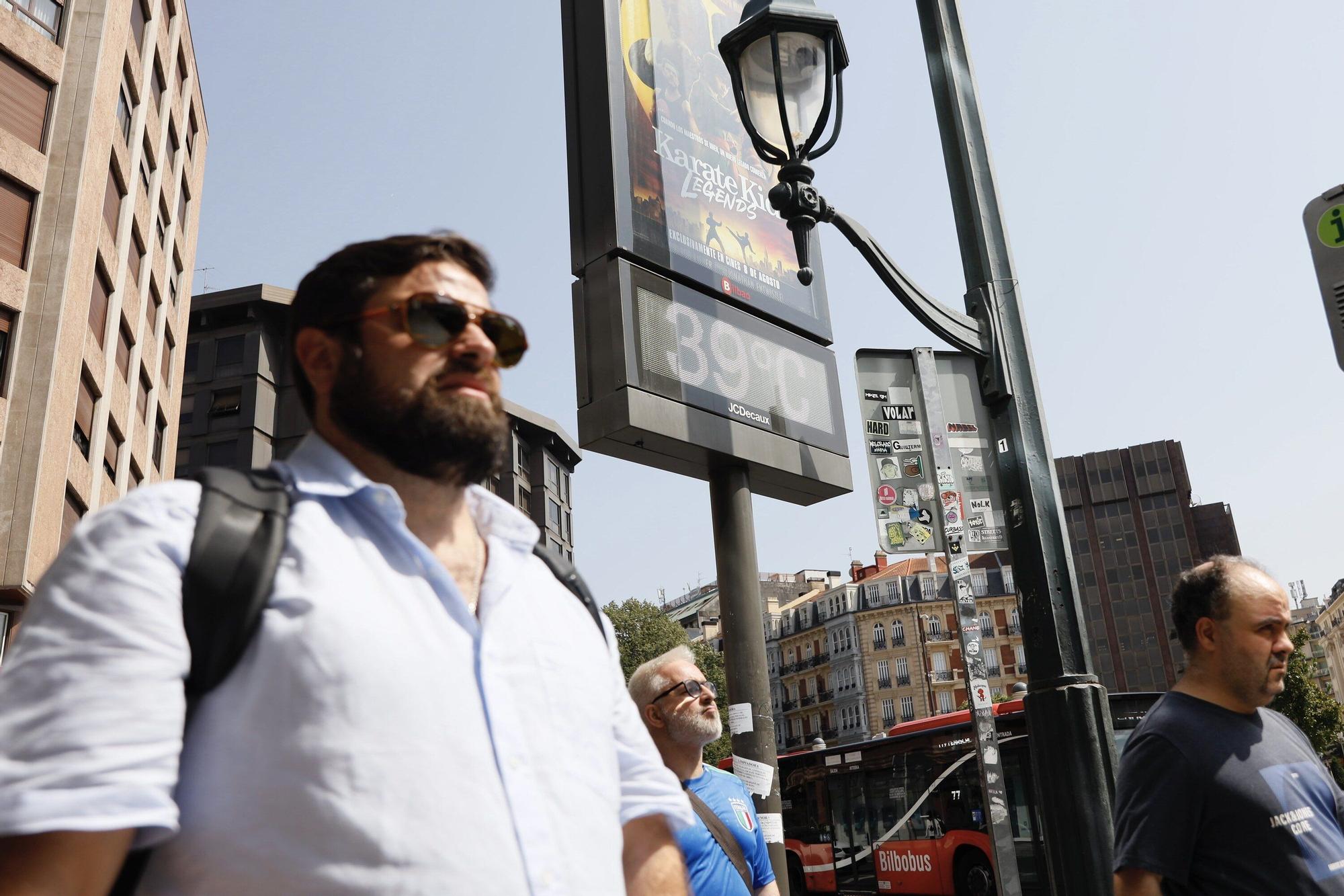 En imágenes: Bizkaia, en alerta por calor extremo: hasta 38 grados en el interior