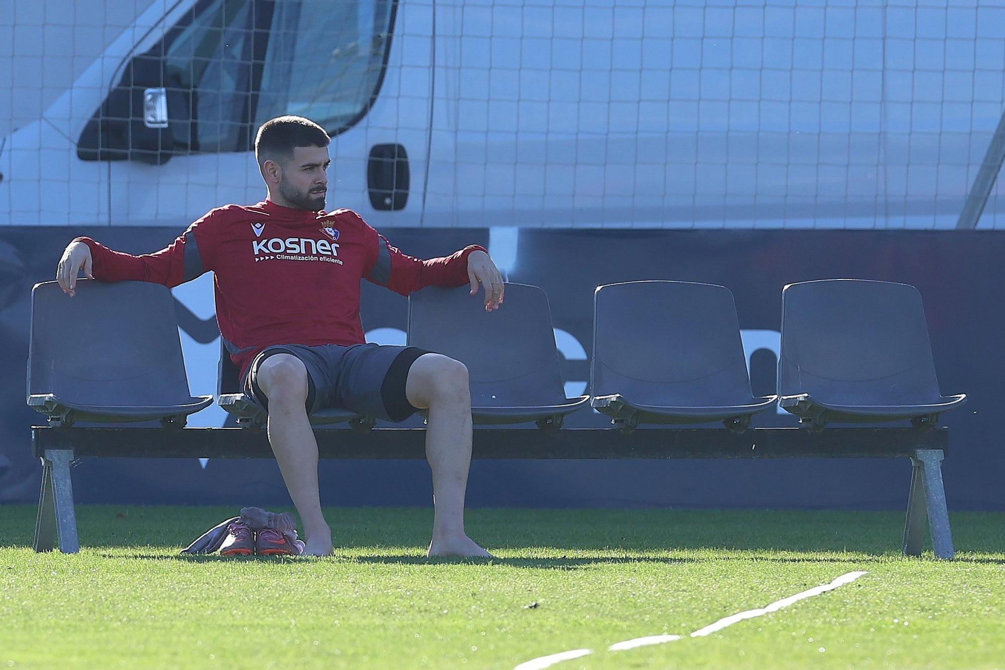 Fotos del entrenamiento de Osasuna de este martes 9 de diciembre