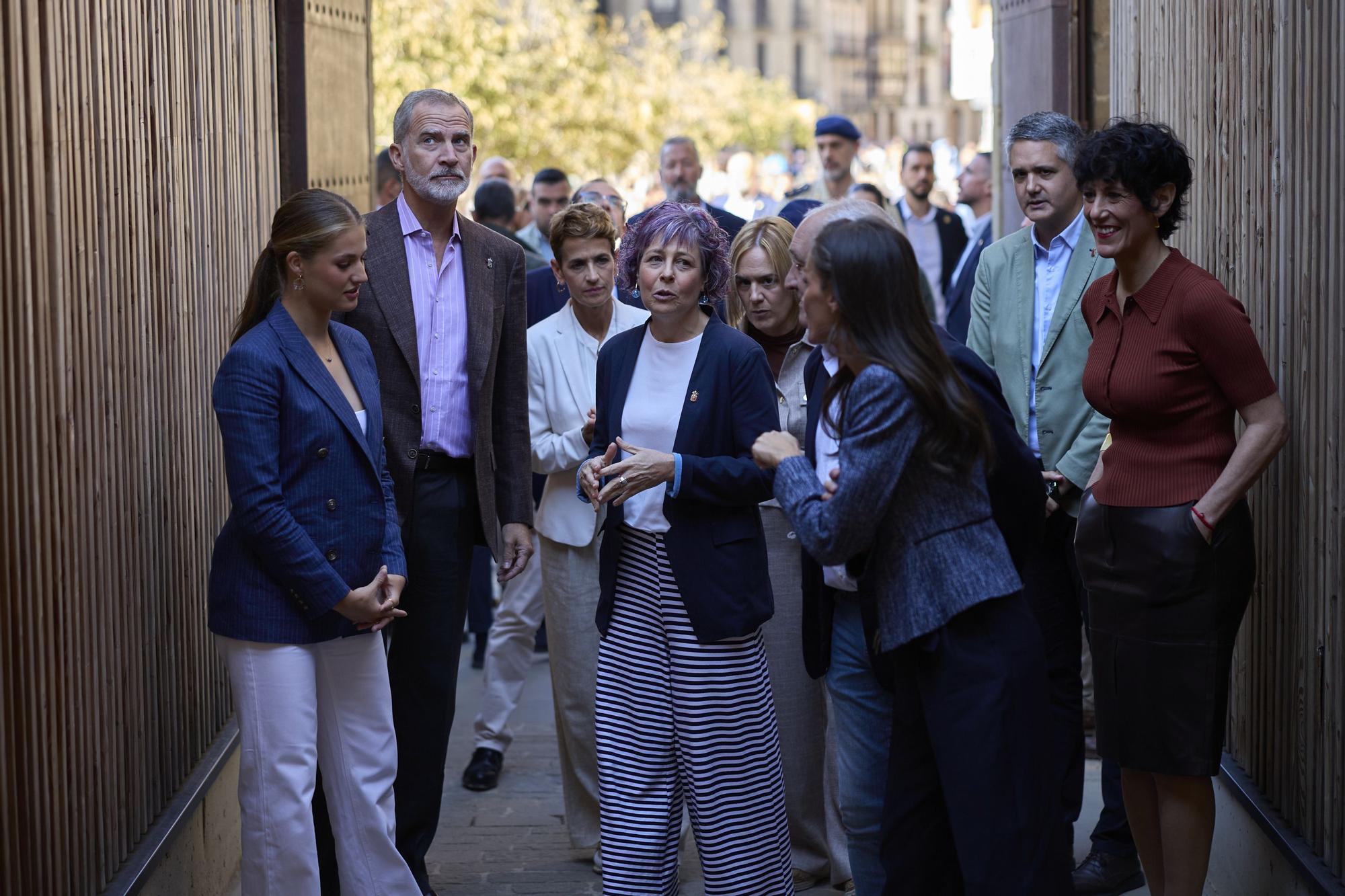 Fotos de la visita de los Reyes a Olite y Tudela