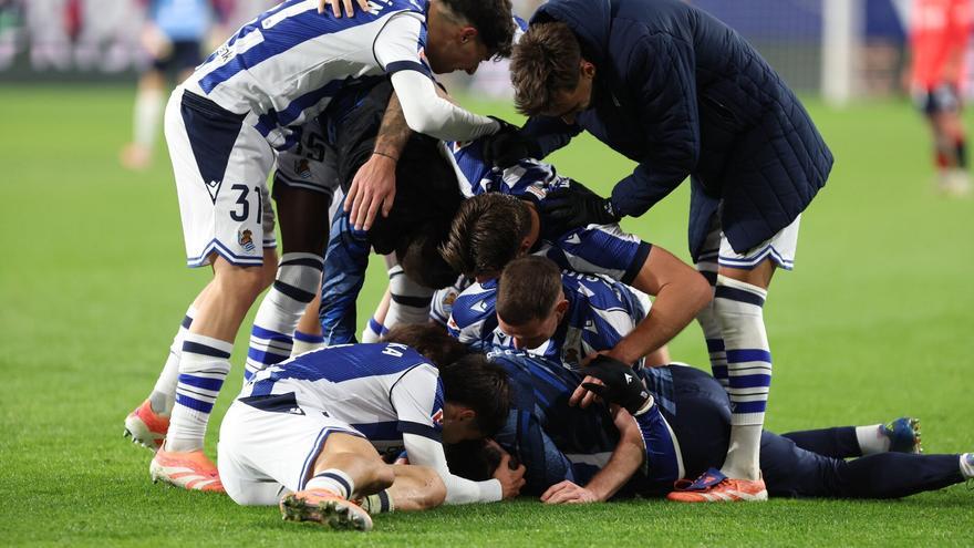 Osasuna - Real Sociedad: Las mejores imágenes del partido