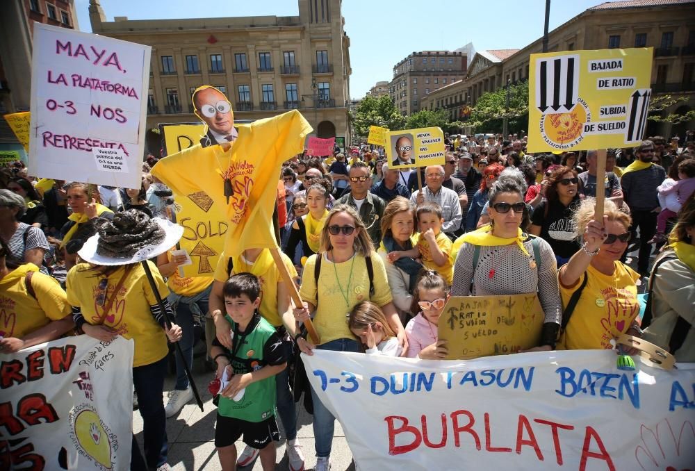 Manifestación de la Plataforma 0-3 de Navarra