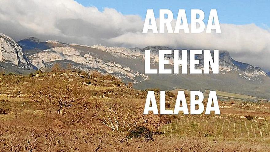 ‘Araba lehen alaba’ recorre las cuadrillas a través del euskera