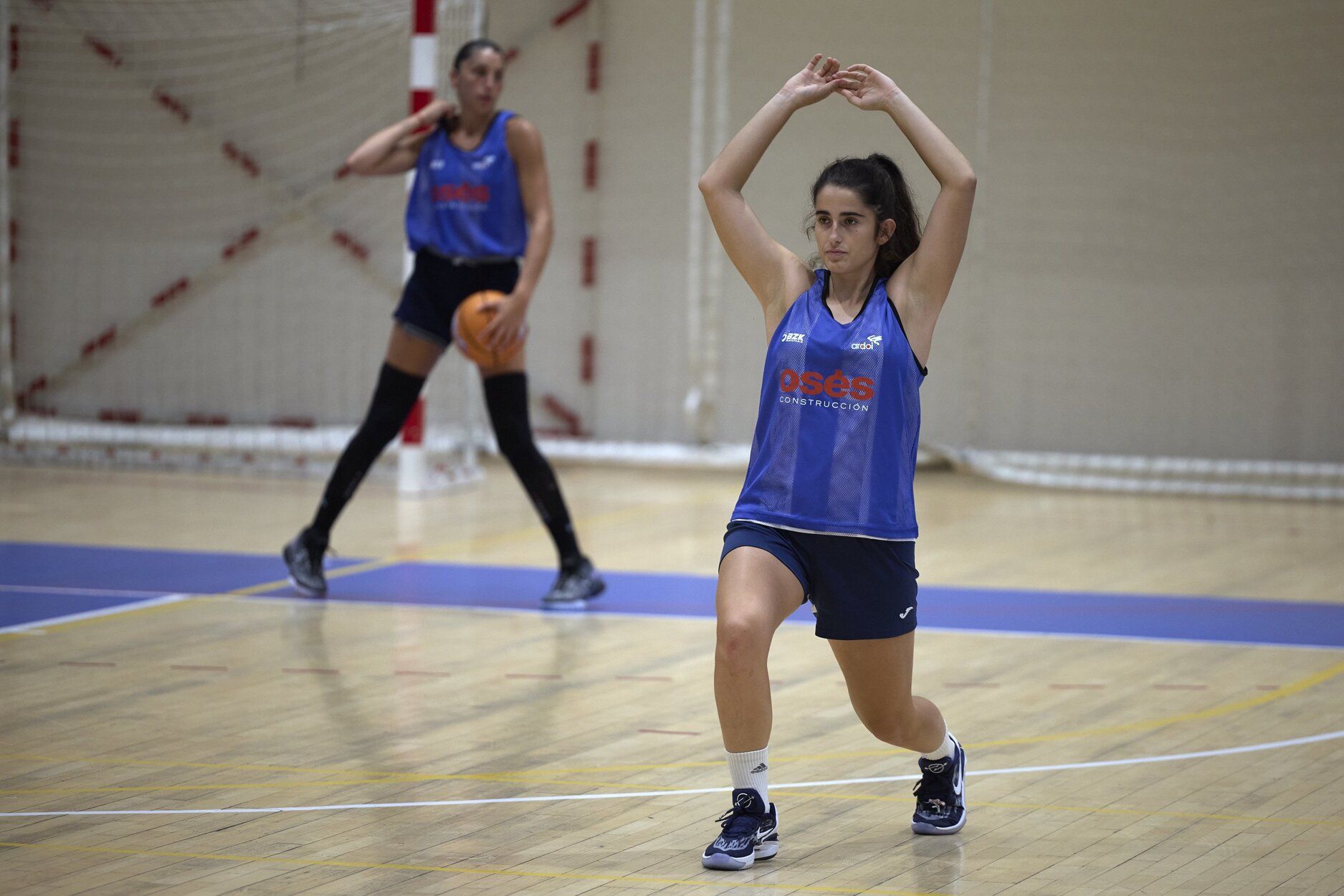 Fotos del primer entrenamiento de Osés Construcción Ardoi