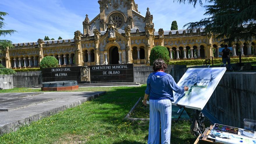 El arte vuelve a llenar de vida el cementerio de Bilbao