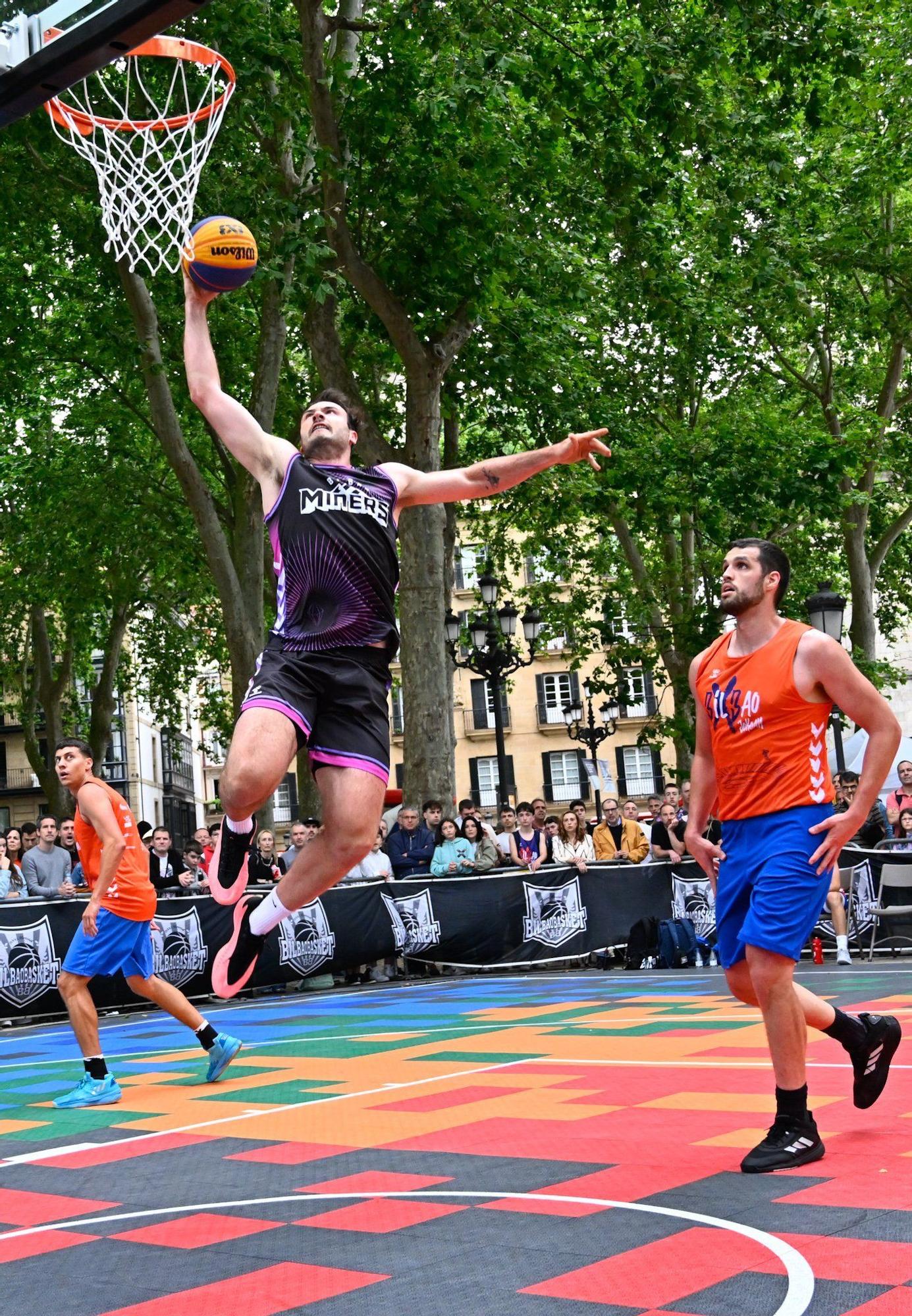 En imágenes: Bilbao se sube al carro del baloncesto 3x3