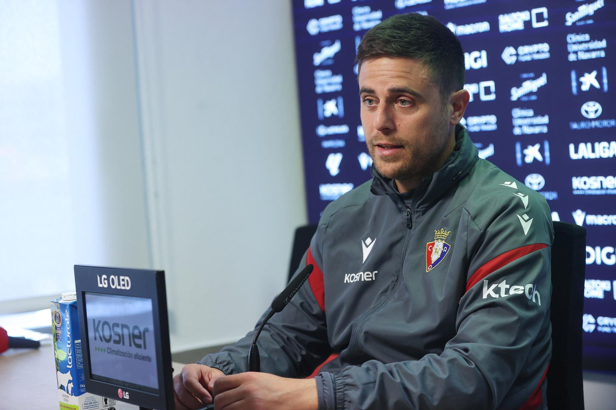 Fotos del entrenamiento de Osasuna y de la rueda de prensa de Lisci de este viernes 28 de noviembre
