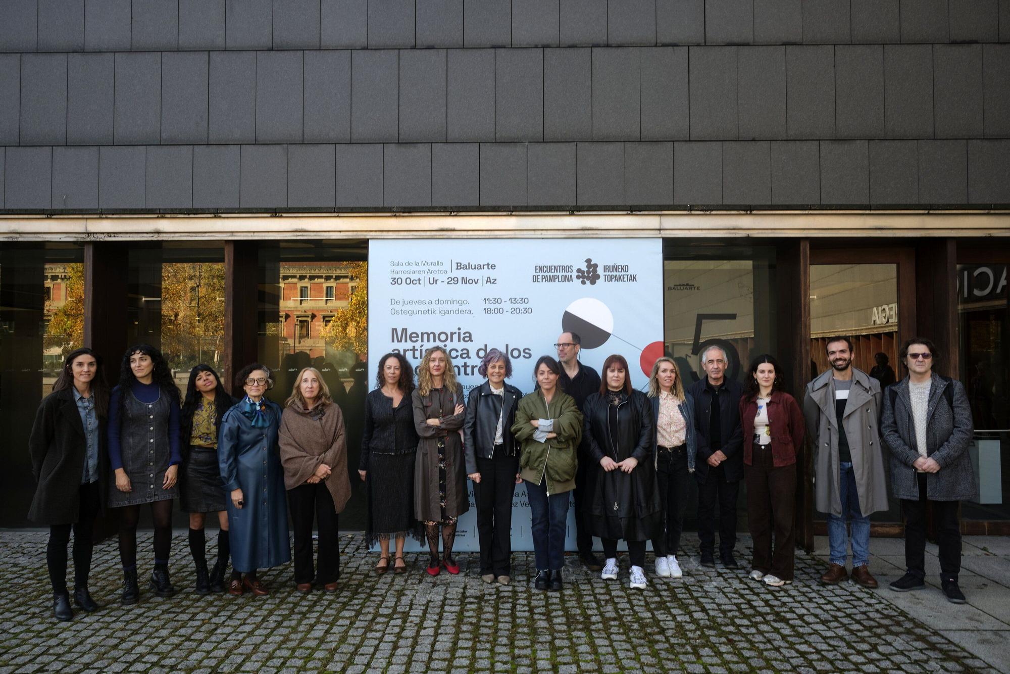Inauguración de la exposición de los proyectos de 'Memoria Artística de los Encuentros'