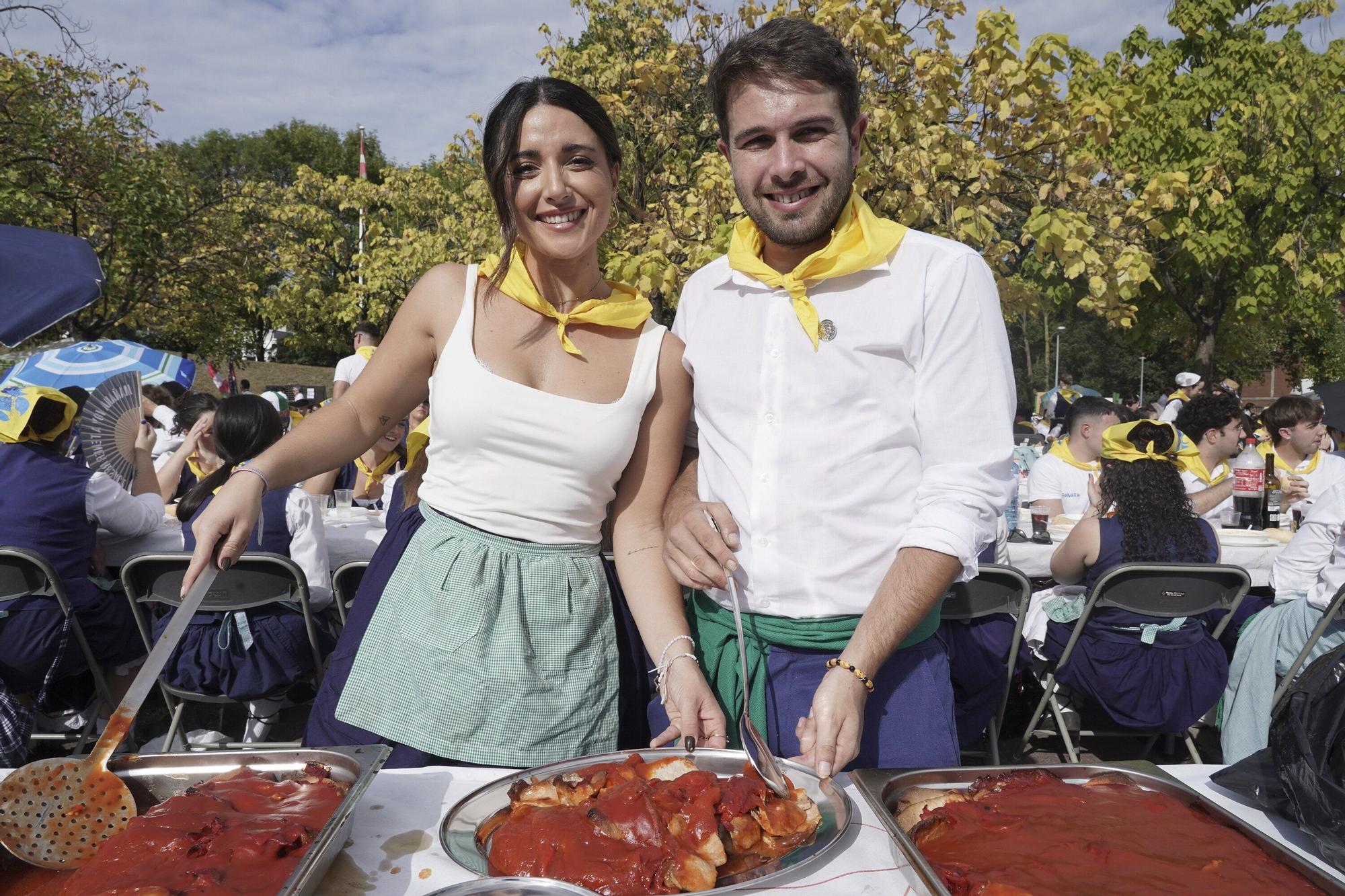 Más de 3.600 personas en la comida de cuadrillas de Basauri: “Es es indescriptible, se nos está yendo de las manos”