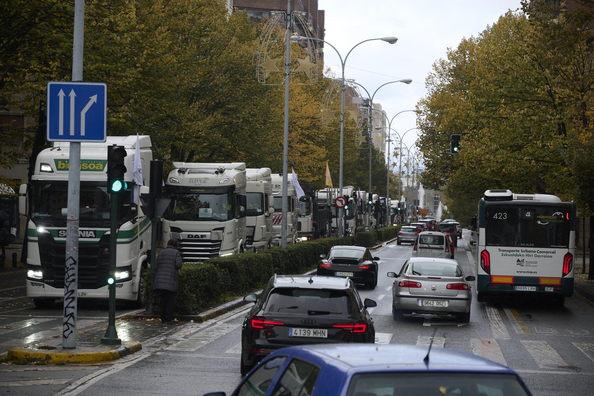 Fotos de la camionada en Pamplona (sábado 8 de noviembre de 2025)