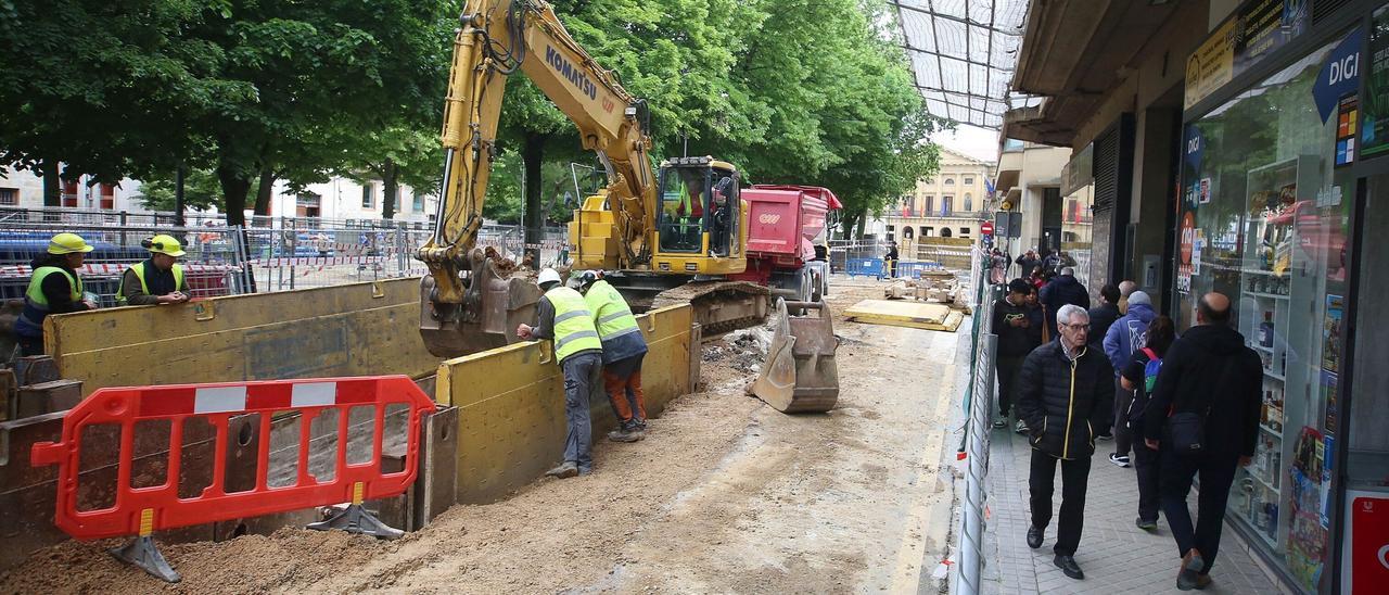 Fotos | Afloran los restos históricos del Paseo de Sarasate