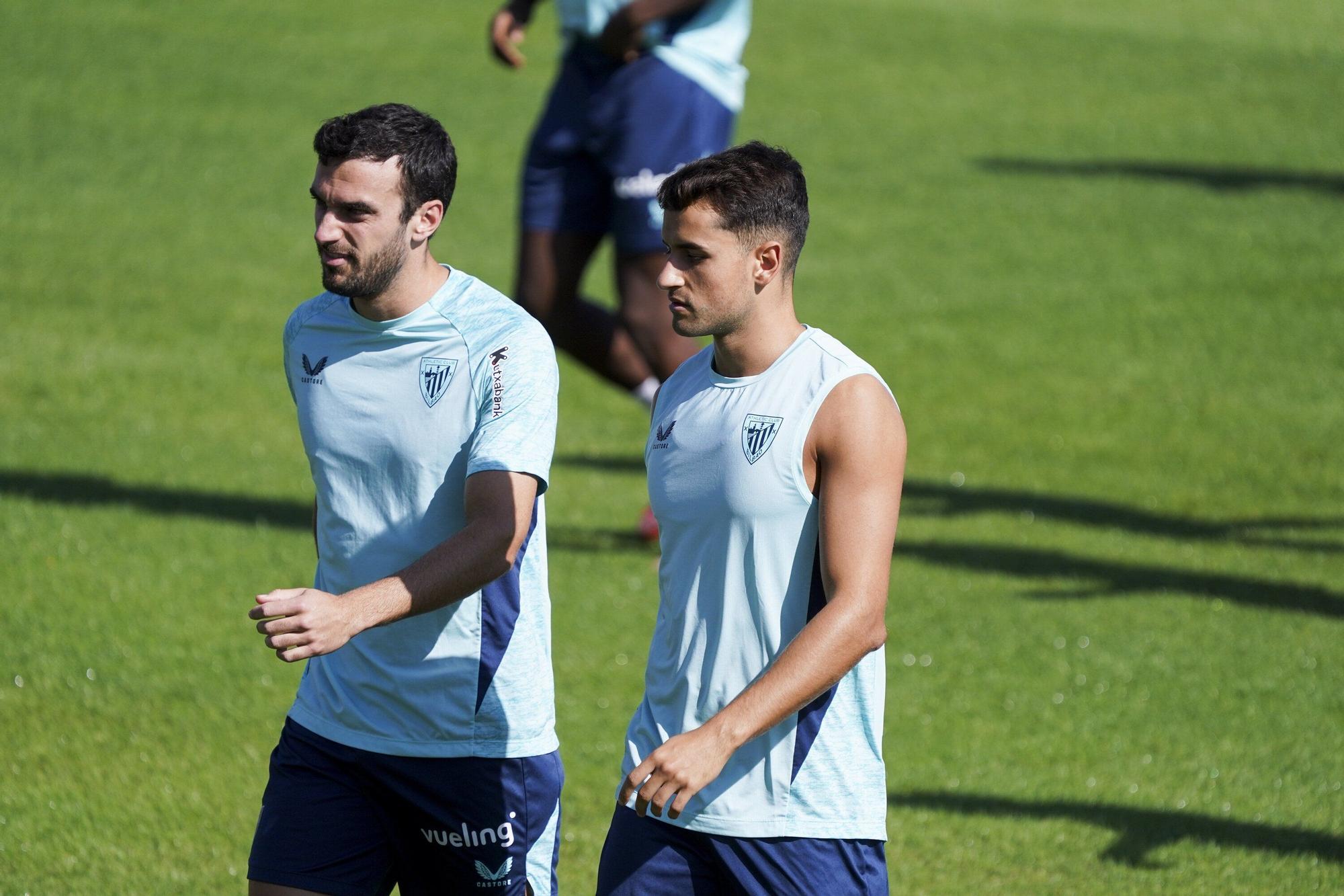 En imágenes: entrenamiento del Athletic en Lezama este sábado