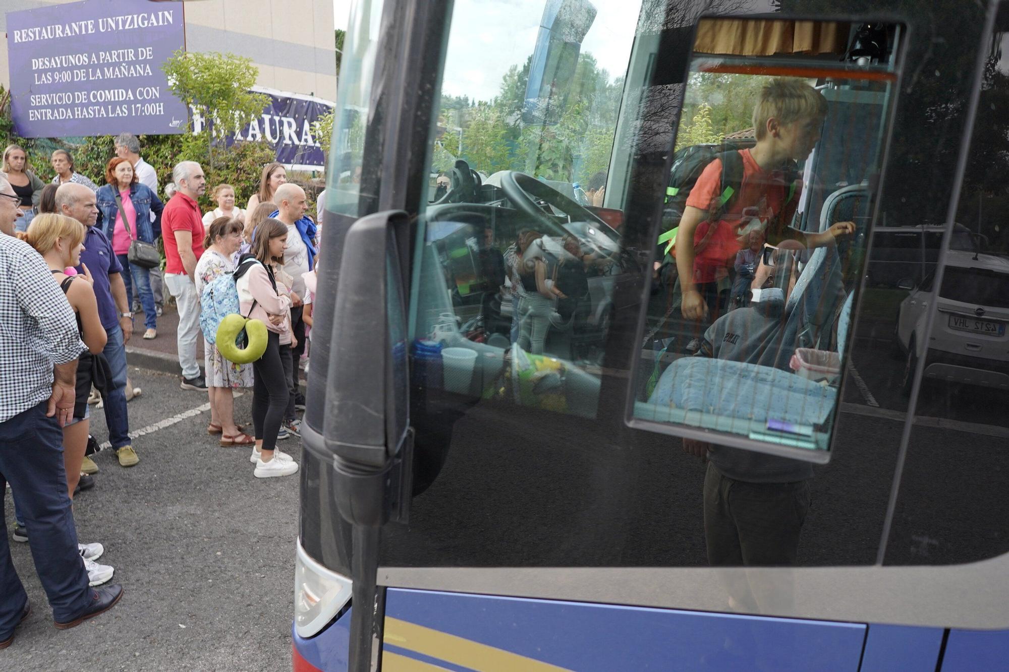 En imágenes: El regreso a Ucrania tras un verano maravilloso en Euskadi