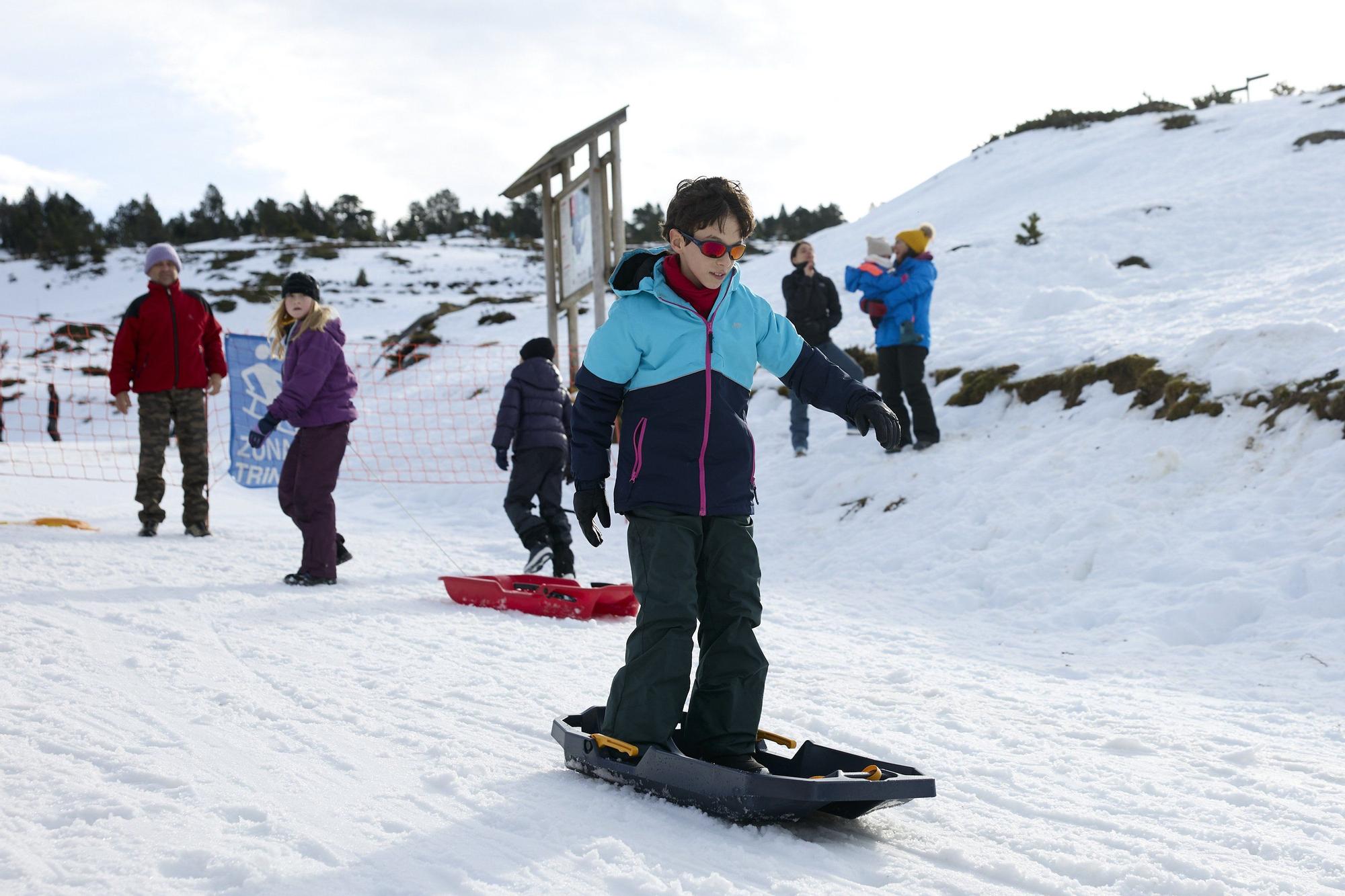 Día de nieve en Belagua