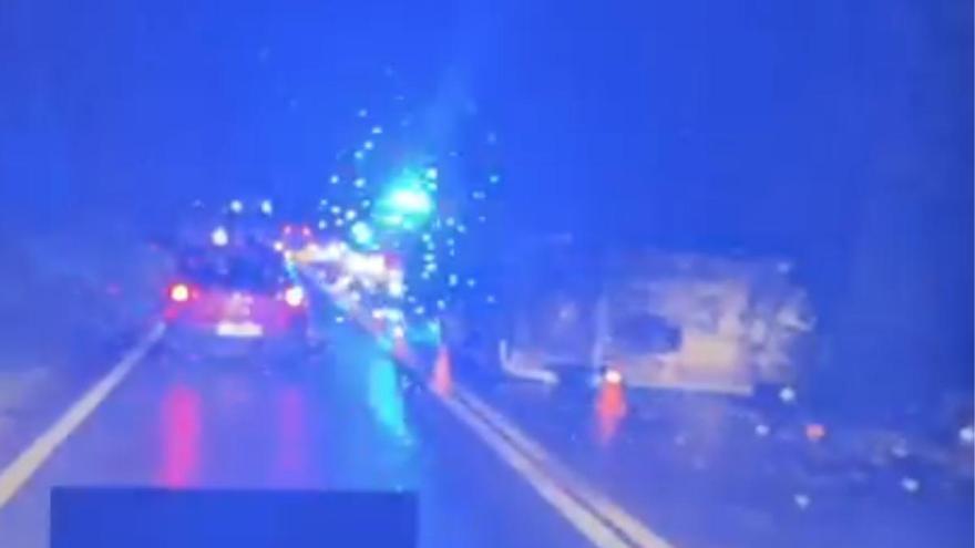 Dos heridos de pronóstico reservado en una colisión frontal en la N-121-A en Ultzama