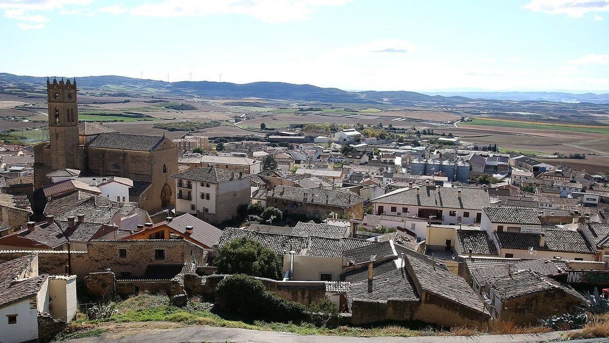 Vista general de Artajona.
