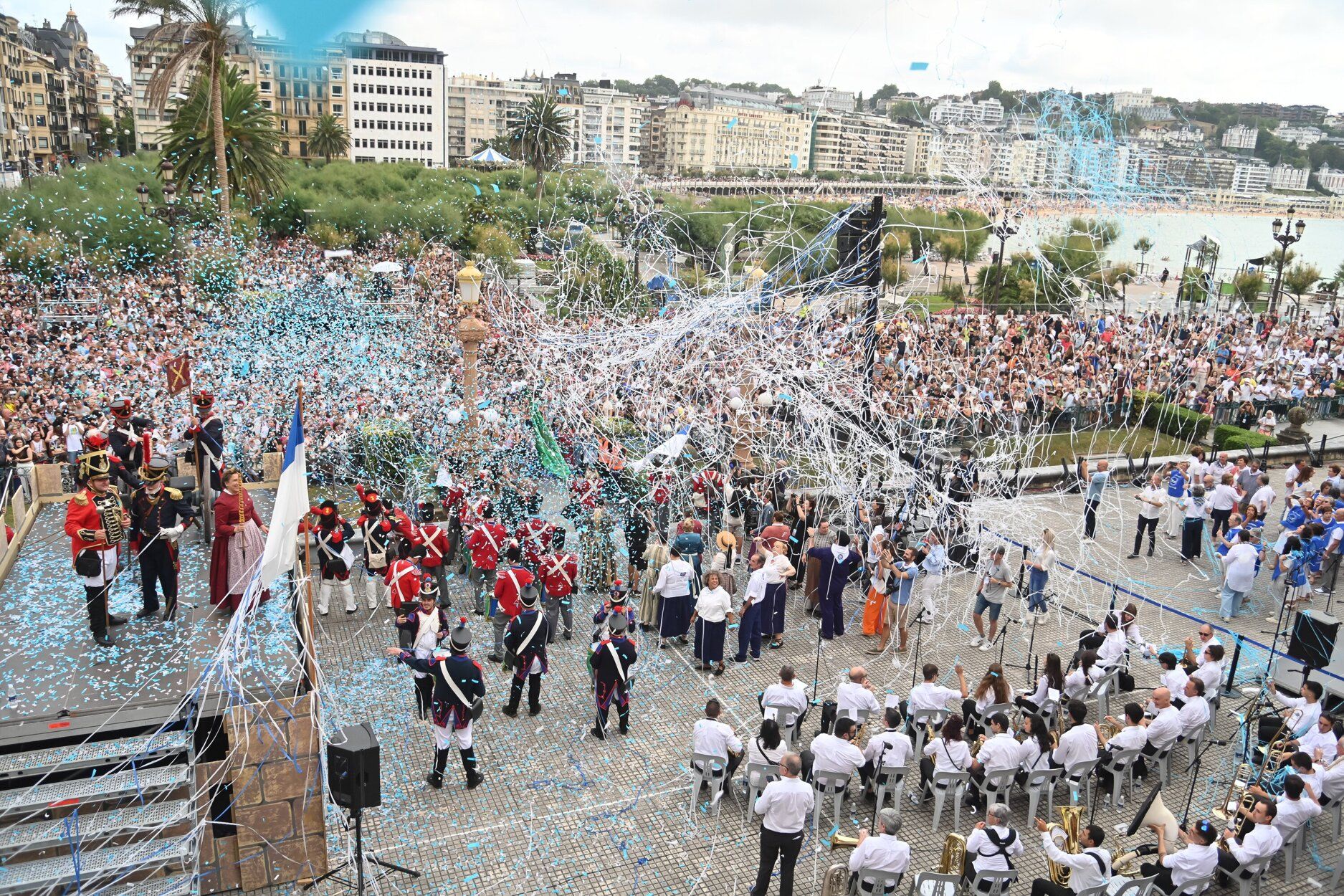 El Cañonazo de la Aste Nagusia donostiarra, en imágenes