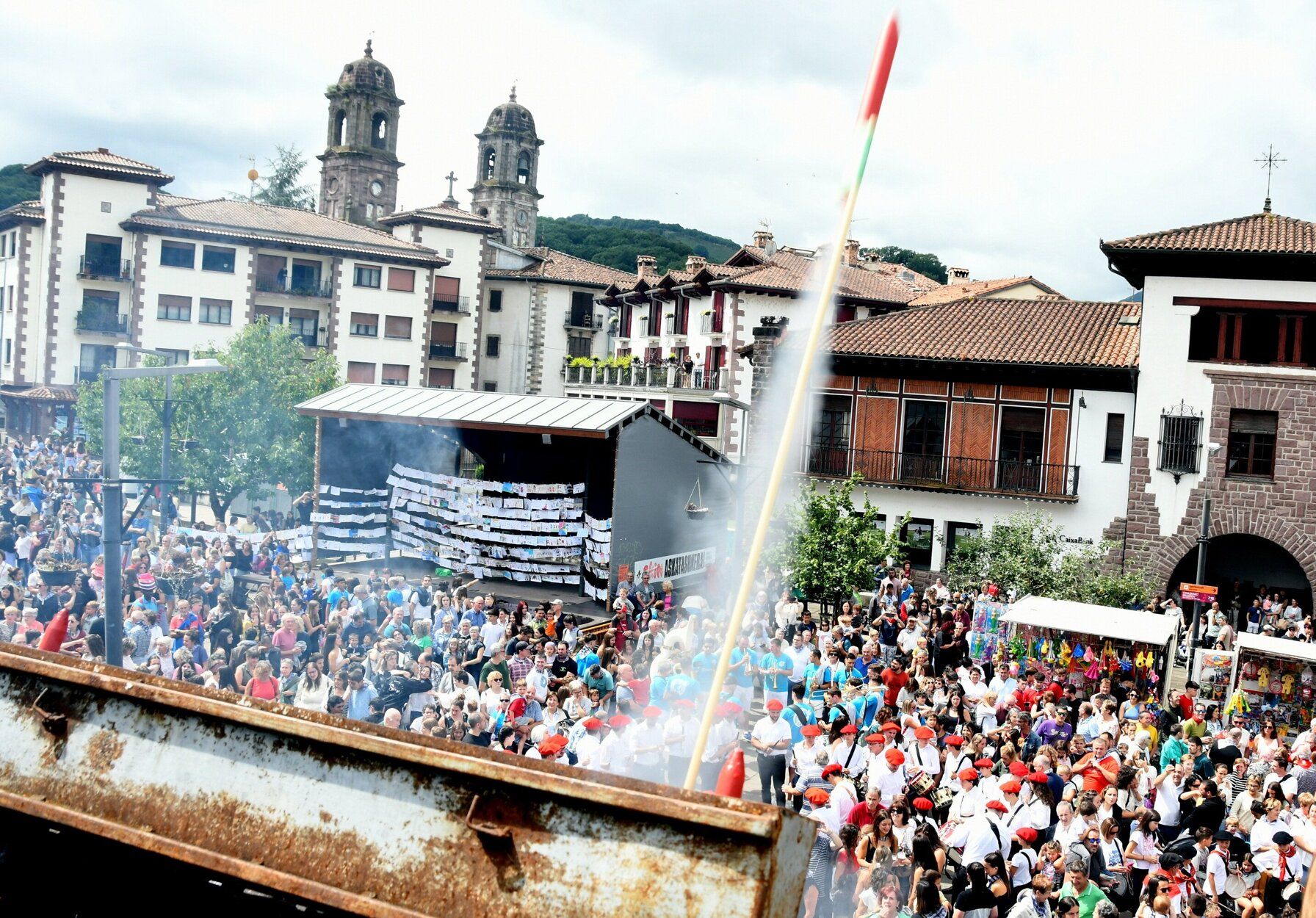 Fotos del chupinazo de Elizondo