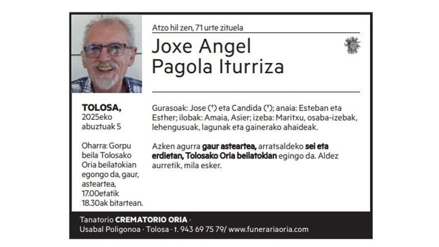 Joxe Angel Pagola Iturriza