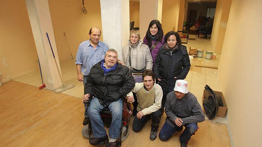 Jesús Iglesias, Patxi Lasa, Piluca Simón, Saioa Zabalza, Eliana Alemán, José María Gorosterrazu y F.M.O., todos vinculados a París 365.