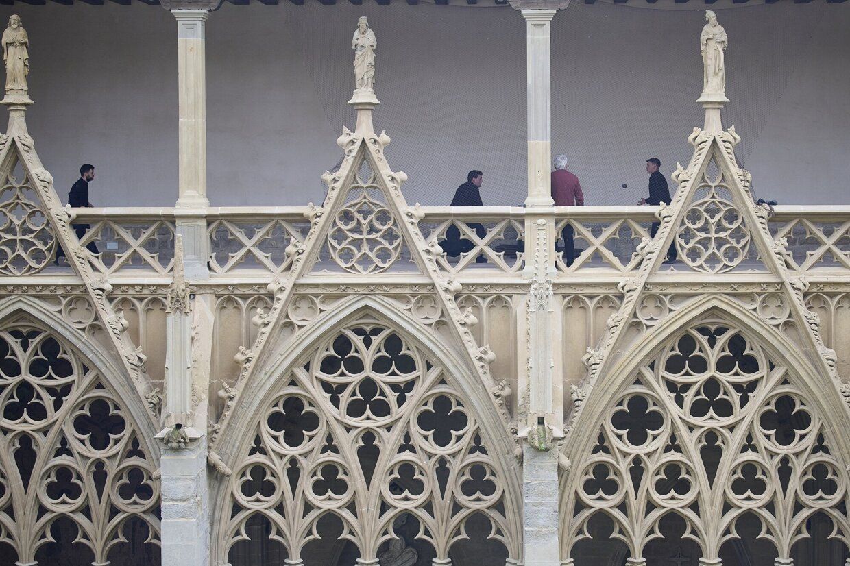 Partido de paxaka en la catedra de Pamplona