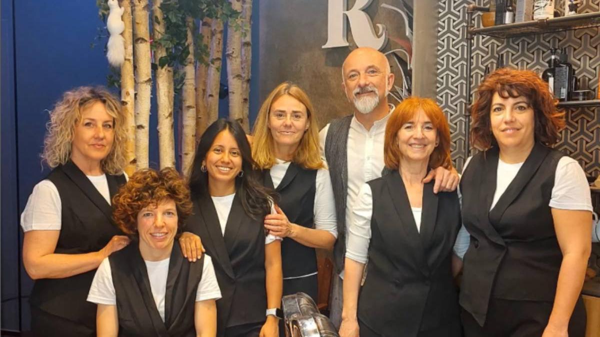 El equipo de Roberto Peluqueros