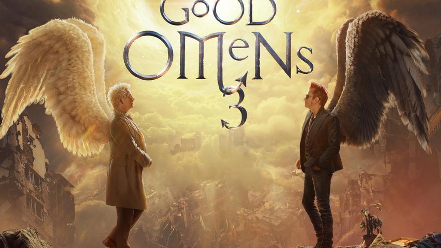 ‘Good Omens’ acaba y llega el adiós al ángel Azirafel y el demonio Crowley