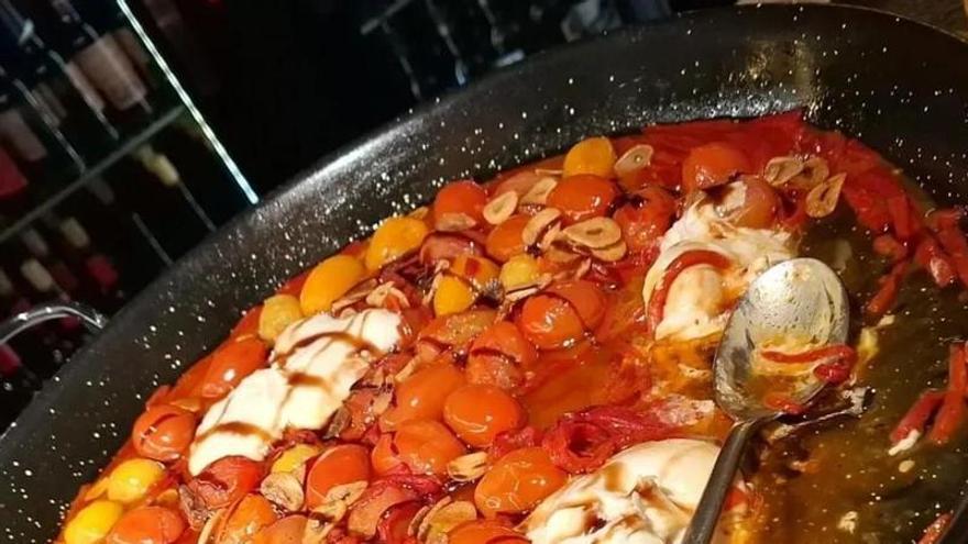 Uno de los platos del restaurante Berenjenal