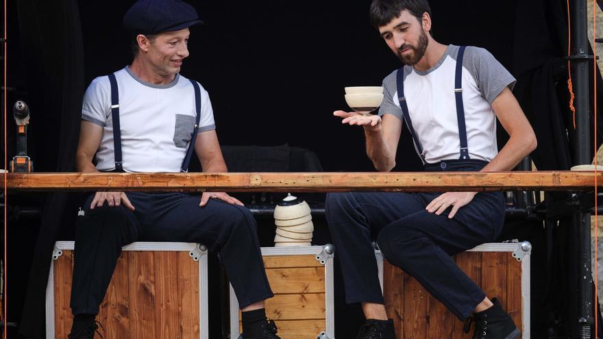 Cinco Puntas con el espectaculo &#039;Ardatzak’ en la Ciudadela de Pamplona