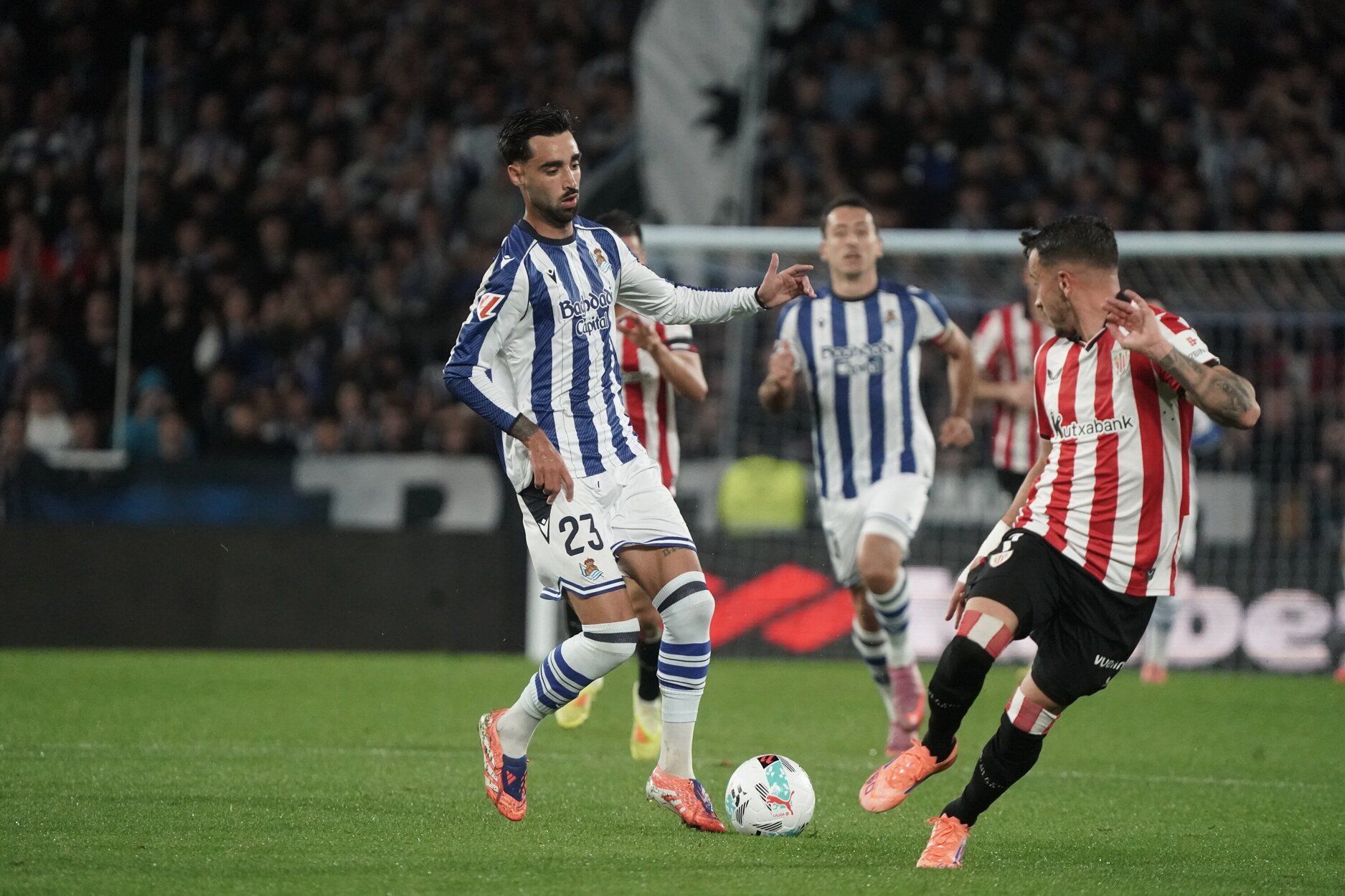 Las mejores imágenes del partido entre la Real y el Athletic
