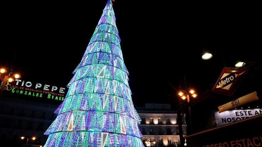 Luces de Navidad en Madrid este 2021.