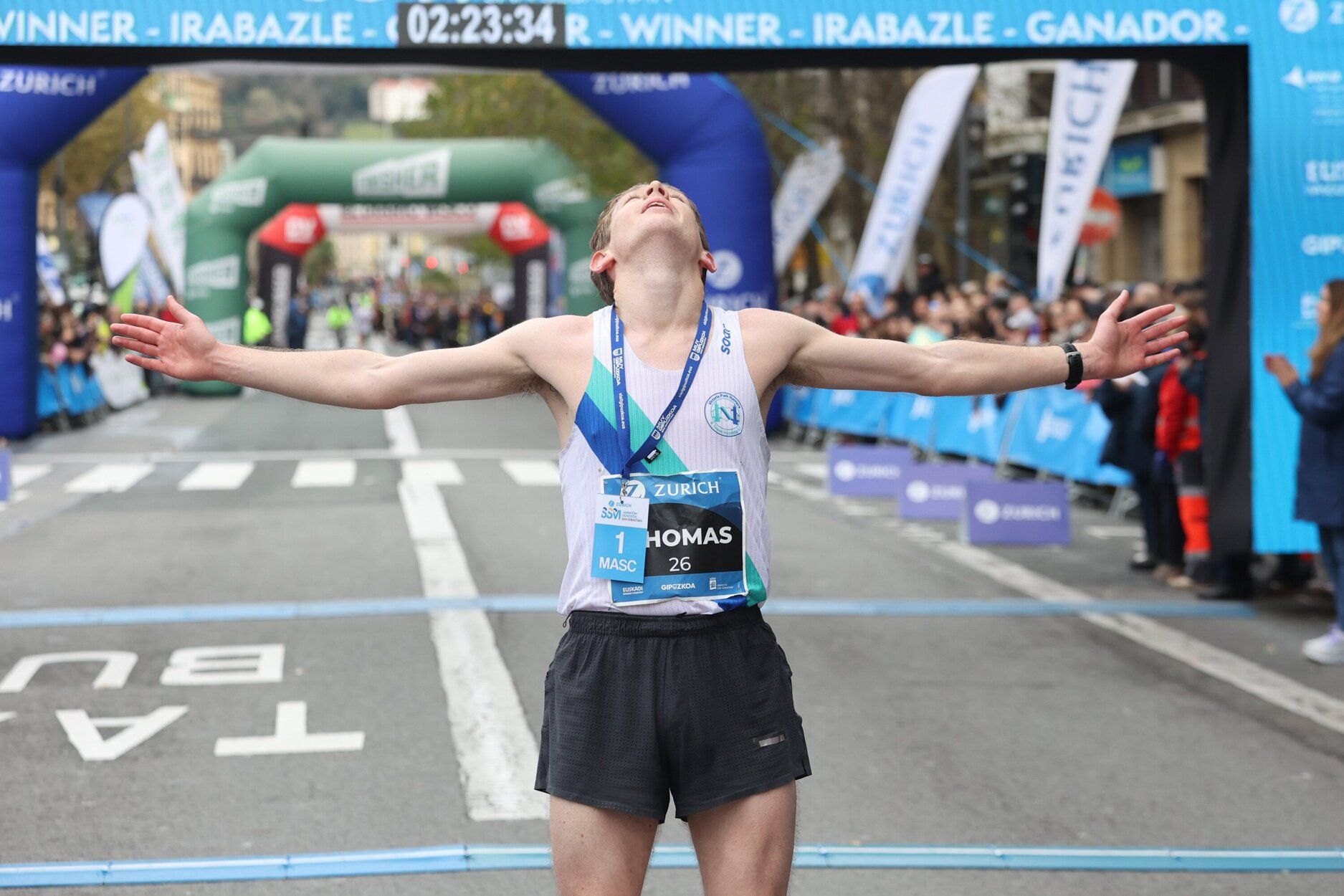 La 46 edición de la Maratón de San Sebastián, en imágenes