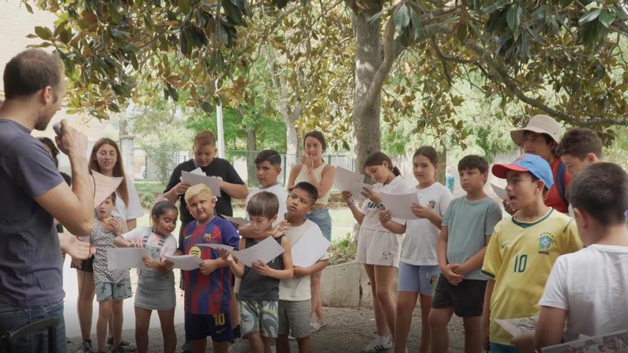 Cuarenta niños y niñas participan en las colonias de verano organizadas por Etxabakoitz Bizirik