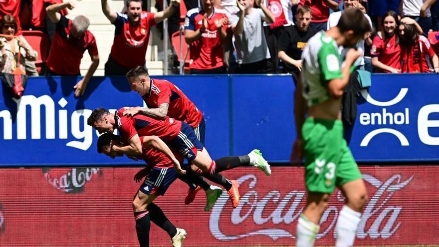 Celebración del tercer gol rojillo / Iñaki Porto