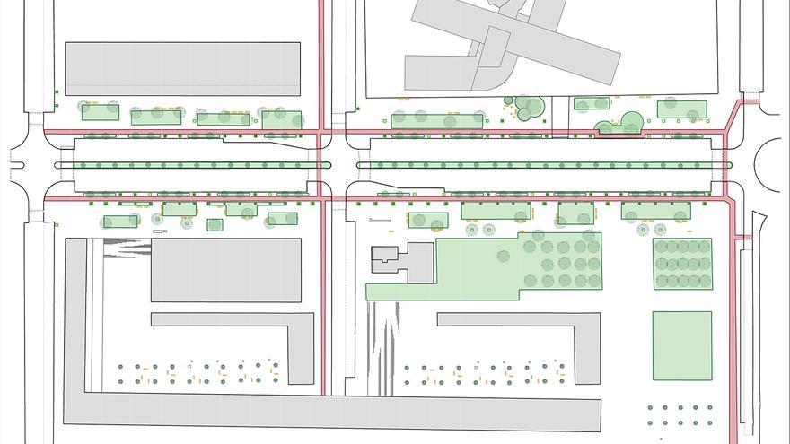 Pamplona generará 2.800 m2 de zonas verdes en cuatro manzanas de la avenida de Gipuzkoa