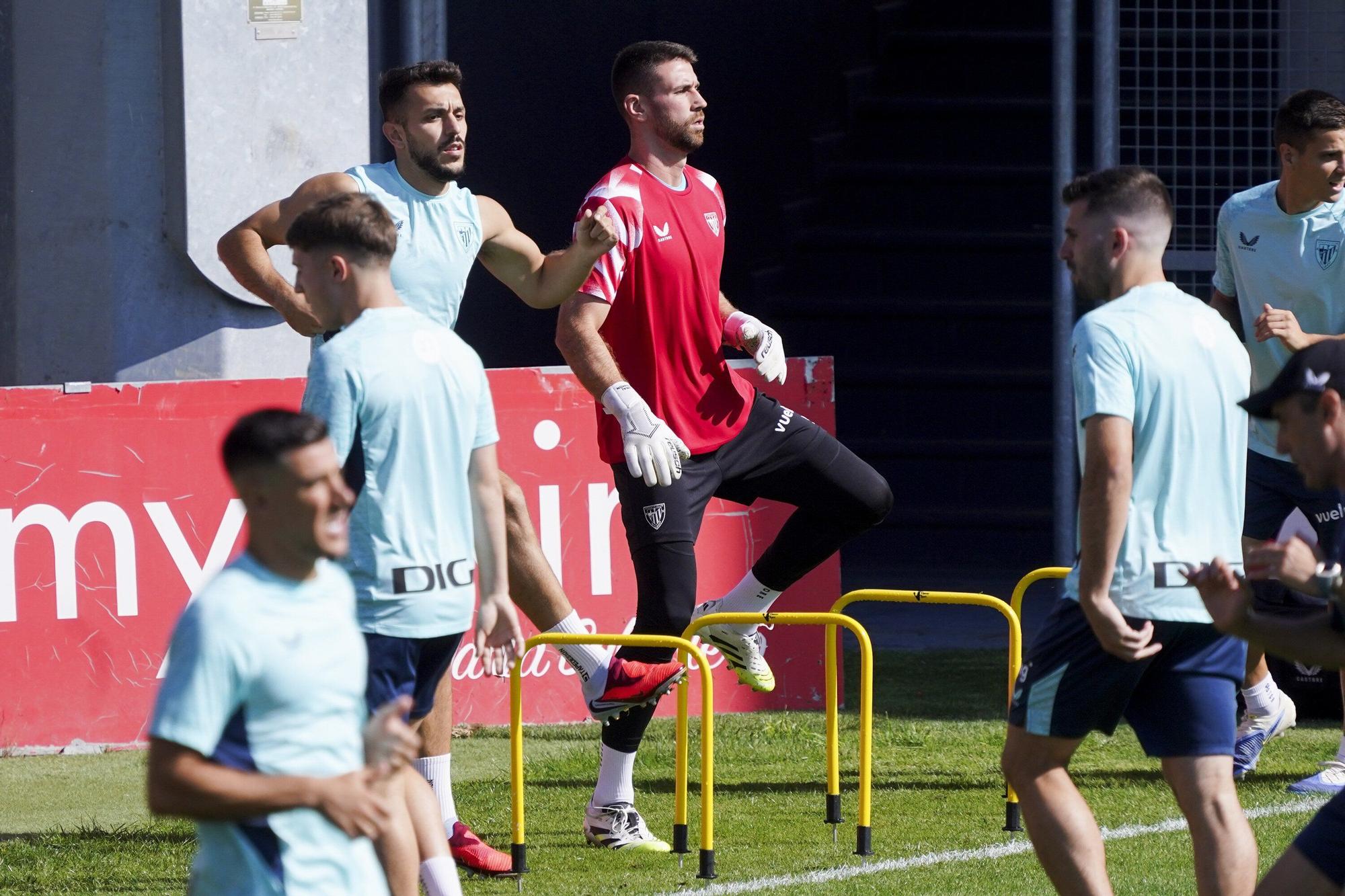 En imágenes: entrenamiento del Athletic en Lezama este sábado