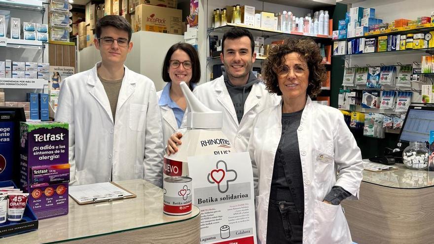 29 farmacias de Goierri y Urola Garaia colaboran en la campaña ‘Botika Solidarioak’