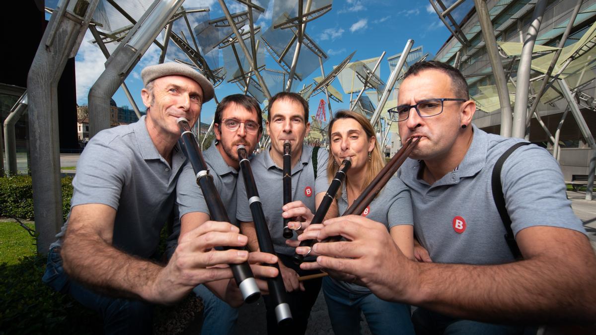 Iñar Sastre Bilboko Udal Txistulari Bandarekin batera arituko da.