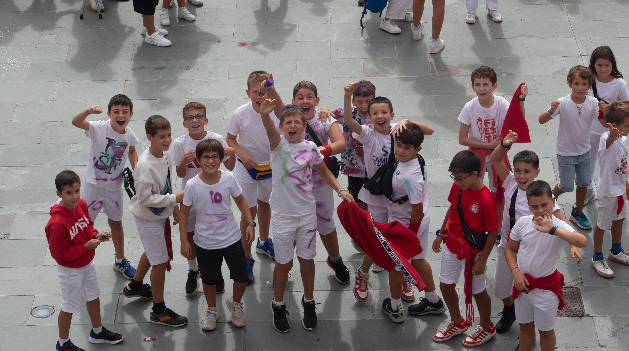 Fotos del cohete de fiestas de Zizur 2025