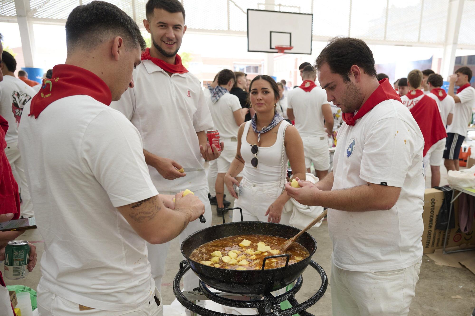 Fotos de la comida del pato en Zizur