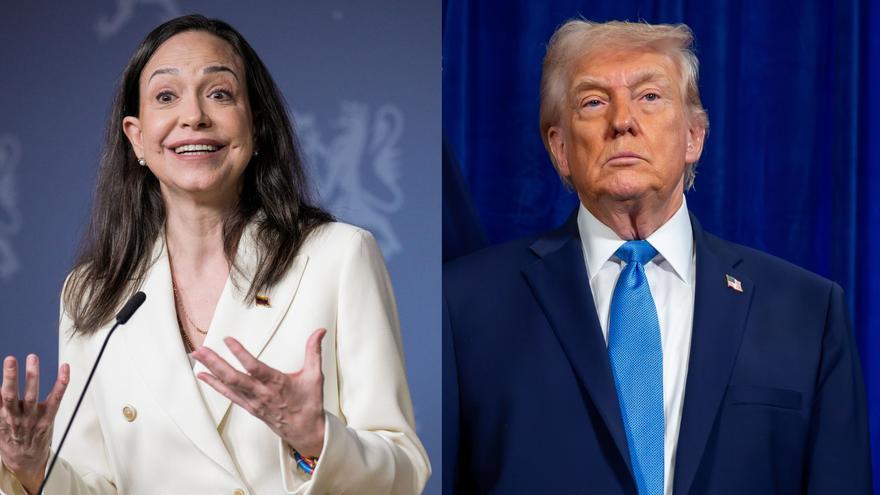 La buena sintonía entre Machado y Trump: hablan de compartir el Nobel y planean un encuentro en EEUU