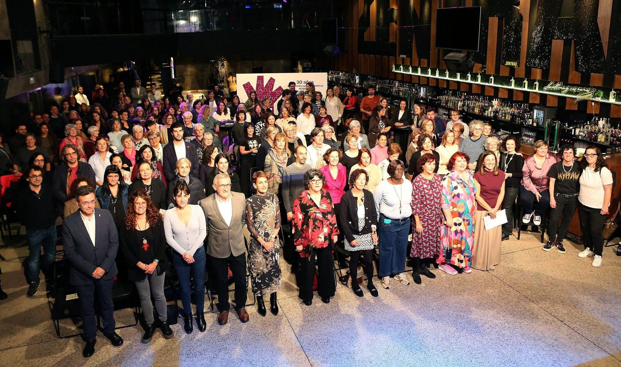Imágenes de la celebración del 30º aniversario del Instituto Navarro para la Igualdad