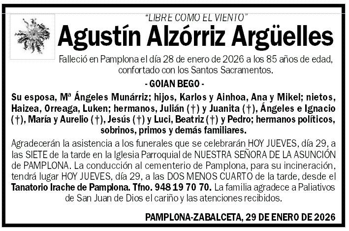 Agustín Alzórriz Argüelles