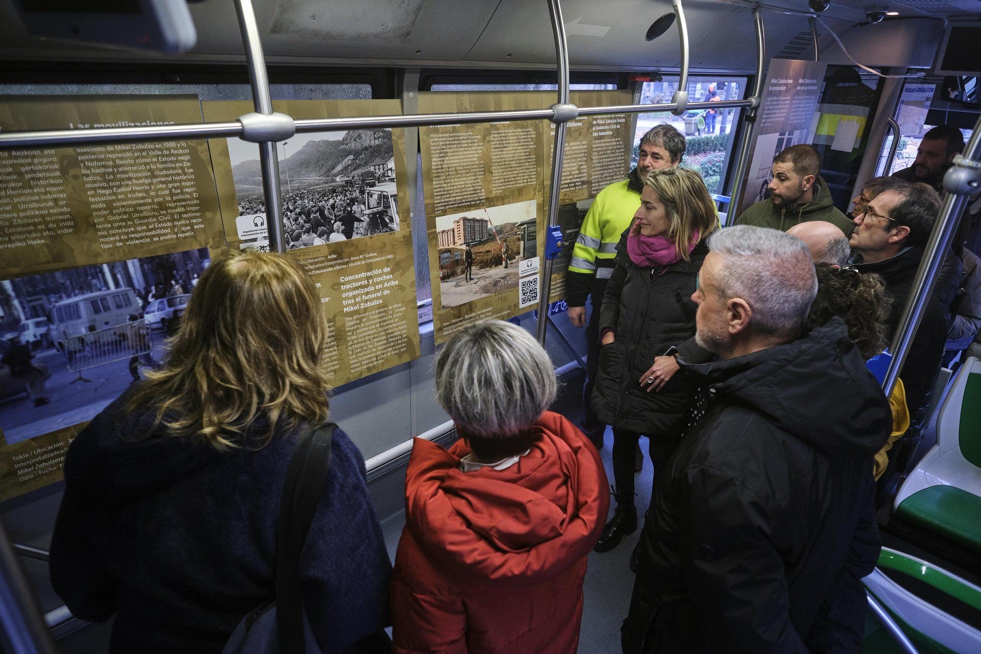 Llega a Pamplona la exposición itinerante '40 años en memoria de Mikel Zabalza'