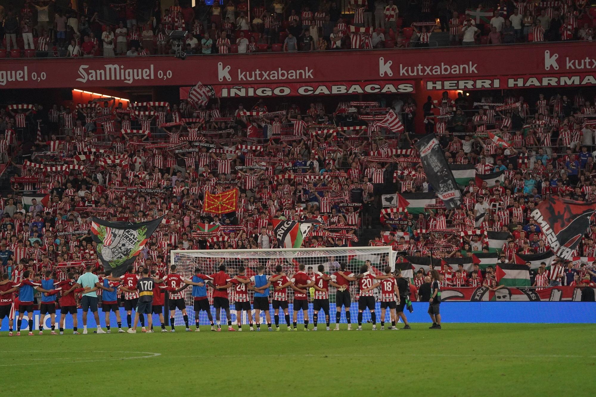 El Athletic - Rayo Vallecano, en imágenes