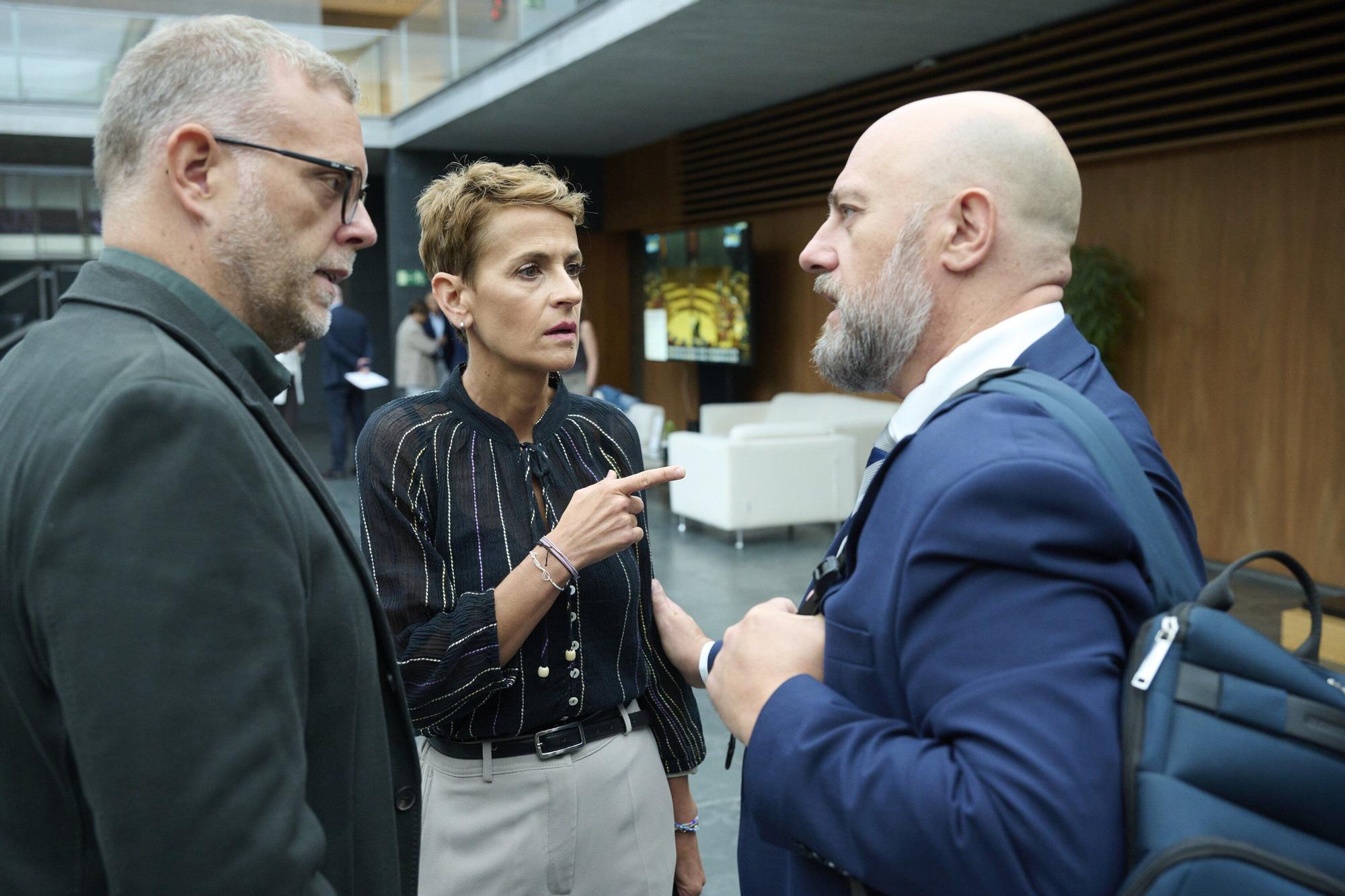 Fotos del pleno del Parlamento de Navarra (primero del curso 2025-26)