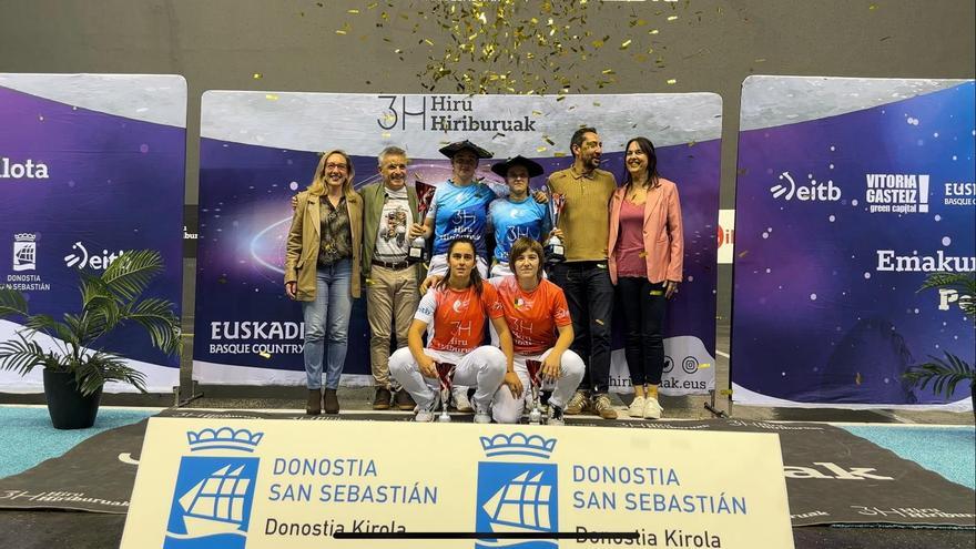 Madalen Etxegarai y Enara Gaminde, campeonas del Hiru Hiriburuak