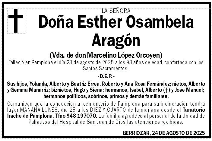 Esther Osambela Aragón