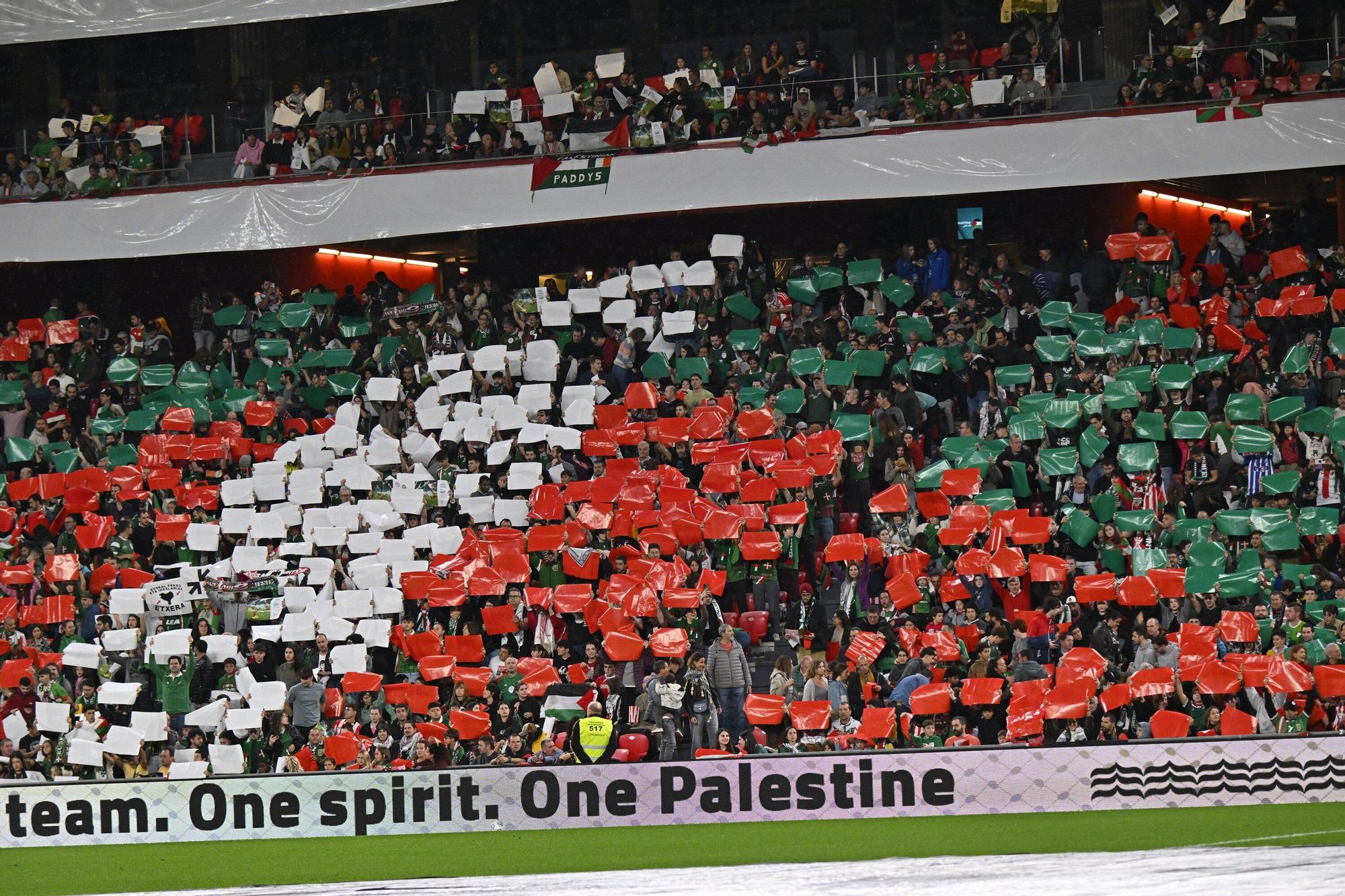 Las imágenes del Euskal Selekzioa - Palestina