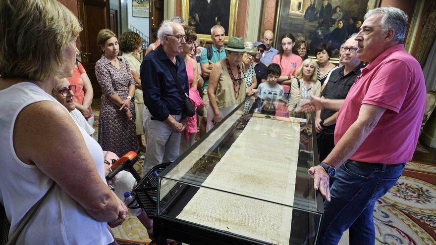 Inscripciones para las visitas guiadas al Ayuntamiento de Pamplona por el Privilegio de la Unión