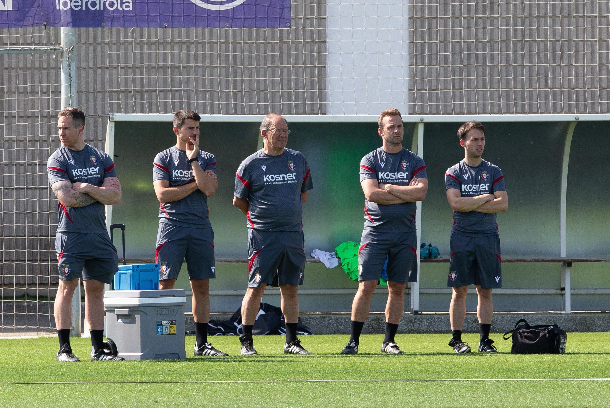 Fotos del entrenamiento de Osasuna en Tajonar del lunes 4 de agosto